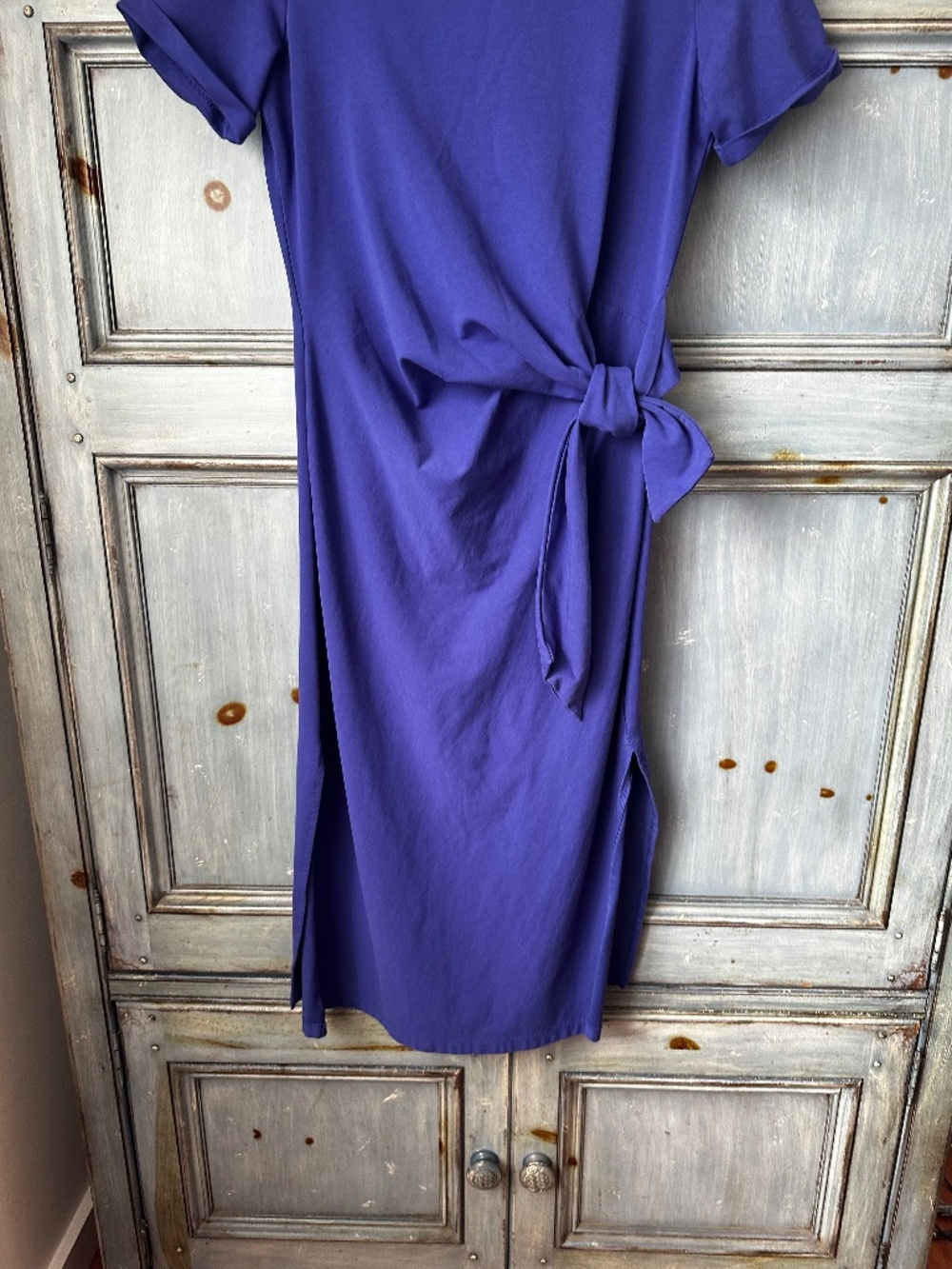 Sezane Pippa Midi Dress In Blue Size S - Picture 8 of 11